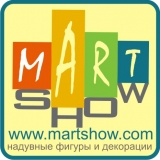 Логотип Март Шоу изготовление рекламных фигур